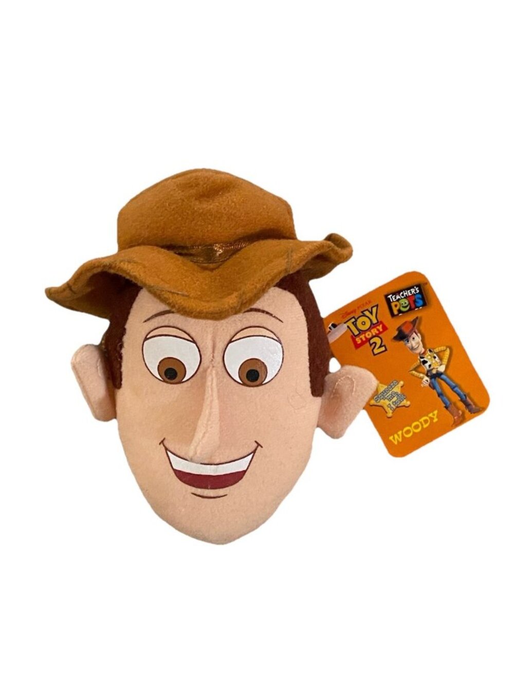 Teachers Pets Toy Story 2 Woody Plush Keychain With Mini Book Clip-On NWT